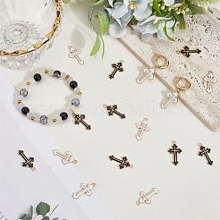 60шт 2 цвета сплава эмалевые подвески ENAM-SC0006-69