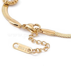 Пластиковый жемчужный цветок из бисера елочка чан браслет BJEW-G656-04G