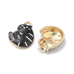 Pendentifs d'émail en alliage&nbsp;ENAM-K076-35G-08
