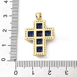 Pendentifs en laiton zircon cubique pavé&nbsp;CU-CBA03AF-17G-01