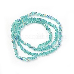 Гальванические стеклянные бусины&nbsp;GLAA-F092-A03