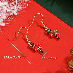 Латунь болтающийся серьги XP1117-3