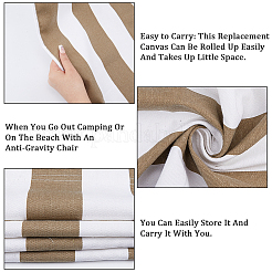 Полосатый стул ткань холст&nbsp;DIY-XCP0003-94