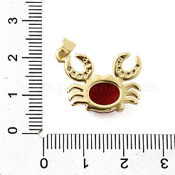 Colgante micropavé cubic zirconia de latón&nbsp;KK-K302-05G