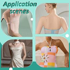 3 рулон 3 стиля прозрачный эластичный плечевой ремень AJEW-NB0006-87