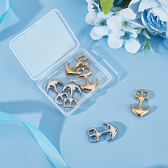 6 шт. 2-х цветные застежки-крючки из нержавеющей стали 304 STAS-UN0050-79