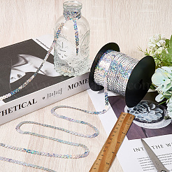 Блестящая лента из ПВХ с блестками&nbsp;OCOR-WH20050-006F