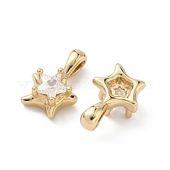 Латунные микро проложить кубического циркония подвески&nbsp;KK-L260-11B-G