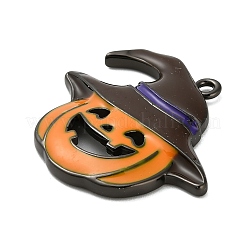 Подвески из латуни и эмали на Хэллоуин KK-F915-01F-B