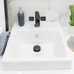 2 шт. акриловые знаки холодной и горячей воды AJEW-WH0270-332