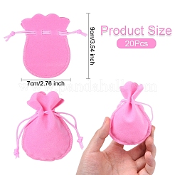 20шт бархатные мешочки&nbsp;TP-YW0001-04A