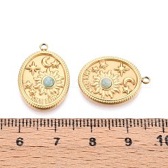 Природные подвески амазонит STAS-N109-187G