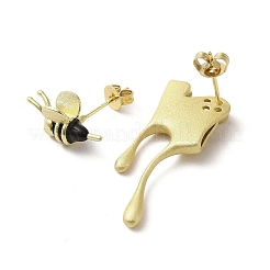 Серьги-гвоздики из циркония EJEW-A036-01G