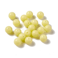 Светящаяся стеклянная бусина конфетного цвета GLAA-E031-01B-08