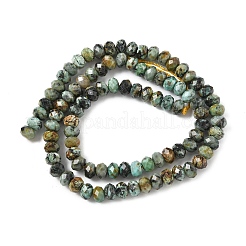 Бусы из натуральной африканской бирюзы (яшмы) G-D344-A08