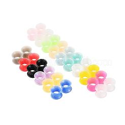 32 шт. 16 цвета силиконовые блеск тонкие ушные манометры плоть туннели заглушки&nbsp;FIND-YW0001-19B