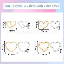 40 шт. 8 соединительных кольца из нержавеющей стали STAS-UN0052-13