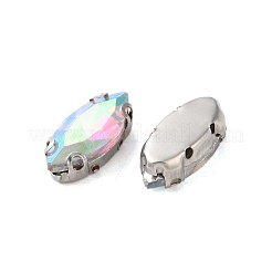 Конский глаз пришить стразами&nbsp;RGLA-L028-08F-04