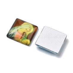 Смешанный стиль фото модели стеклянные кабошоны&nbsp;GGLA-X0005