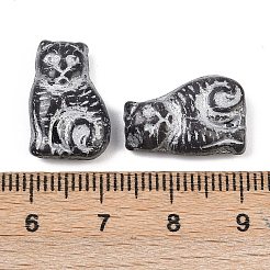 Чешские прессованные стеклянные бусины GLAA-I061-02B