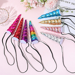 8 шт. эластичная повязка на голову с ушками в виде рога единорога из ткани 8 цветов&nbsp;OHAR-GF0001-50