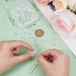 200 шт. Прозрачные стеклянные бусины GGLA-BBC0001-01