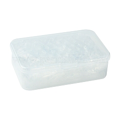 48 шт. 6 стиля прозрачных квадратных стеклянных кабошонов GGLA-FS0001-06