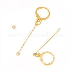 Accessoires dormeuses d'oreilles en laiton&nbsp;EJEW-TAC00037