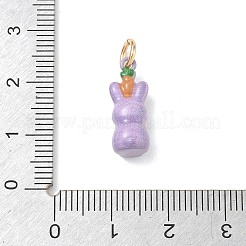 Ciondoli smaltato in ottone&nbsp;KK-CBAE20A-01D-G