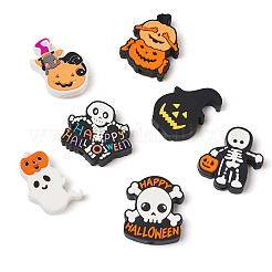 7 Stück 7 Stile Halloween Silikonperlen&nbsp;SIL-TA0003-29