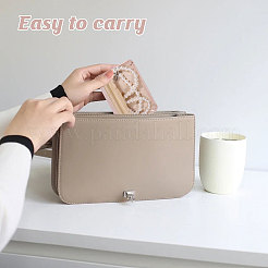 Schmuckbeutel aus Samt mit Reißverschluss&nbsp;ABAG-WH0048-84