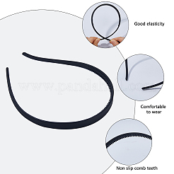 Kunststoff Haarband Zubehör&nbsp;FIND-WH0149-18A