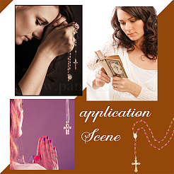 Ожерелье из акриловых четок NJEW-PH01476