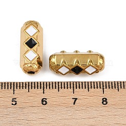 Emailleperlen aus 304 Edelstahl&nbsp;STAS-Z140-04G-01