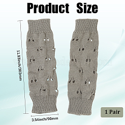 Нарукавники из акриловых волокон для женщин и девочек&nbsp;AJEW-WH20128-018B