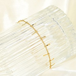 Браслеты из нержавеющей стали 304 с панцирным плетением для женщин&nbsp;BJEW-U023-06G