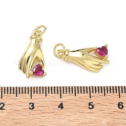 Латунные микро проложить кубического циркония подвески&nbsp;KK-F930-17G