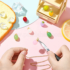 8шт 8 цвета подвески ручной работы лэмпворк&nbsp;LAMP-CJ0002-59