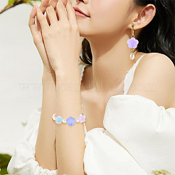 60 г 4 вида матовых прозрачных акриловых бусин&nbsp;OACR-YW0002-66