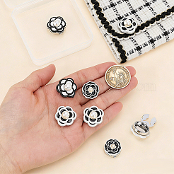 8 paio di gemelli in lega in 4 stili&nbsp;HJEW-PH02564