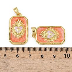 Латунь эмаль подвески KK-L190-008G