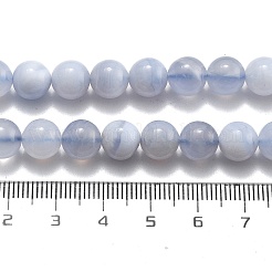 Натуральный голубой кружевной агат бисер нитей&nbsp;G-F222-30-6mm-01