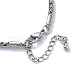 Creazione di braccialetti intrecciati in cordino di poliestere&nbsp;MAK-Z003-01P-12