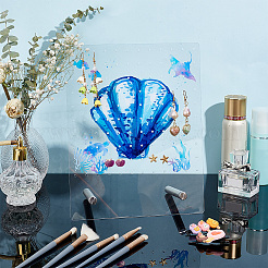 Акриловая подставка для серег EDIS-WH0021-40P-02