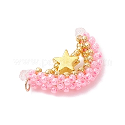 Стеклянные подвески из бисера&nbsp;PALLOY-MZ00897-03