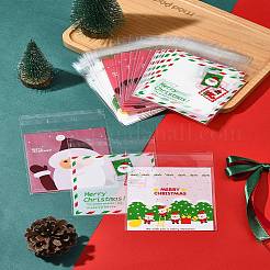 3 пакет 3 стиля прямоугольные целлофановые пакеты opp для Рождества OPC-FS0001-01A