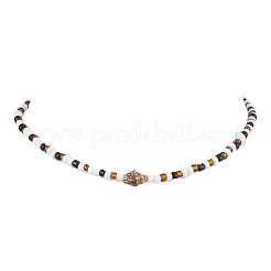 Ожерелья из натуральных ракушек для женщин NJEW-JN04803