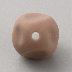 Кубические пищевые экологически чистые силиконовые бусины SIL-TAC0003-11P