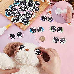 1 набор фетровых глаз для кукол&nbsp;DIY-GA0008-87