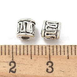 Сплавочные овальные бусины тибетского стиля &nbsp;TIBE-P003-23AS